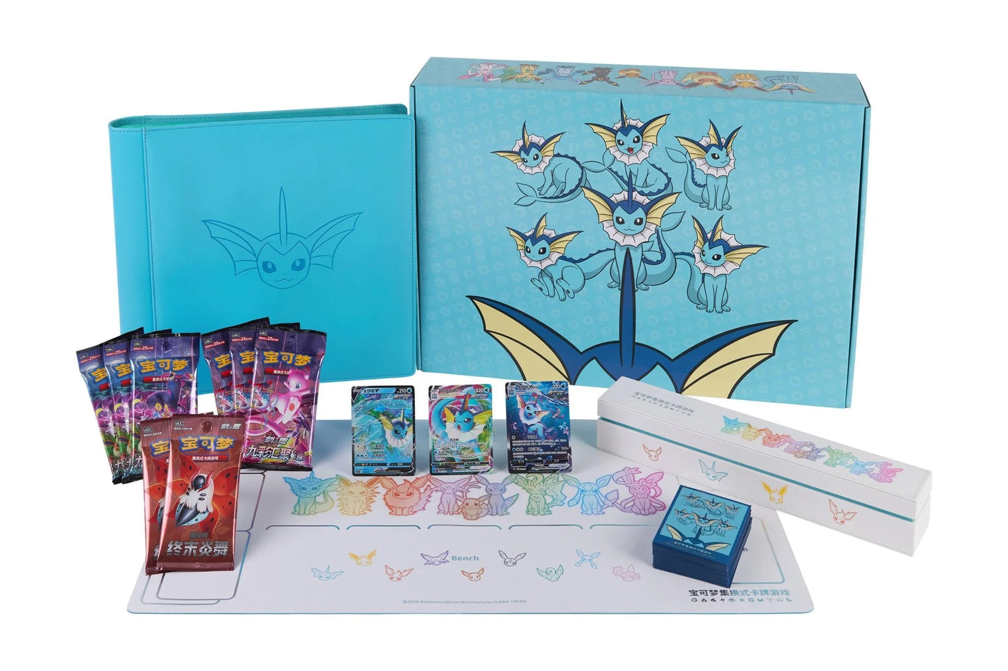 Pokémon VMAX Advanced Gift Box – Flareon, Jolteon & Vaporeon (Chinese) - Mijn winkel