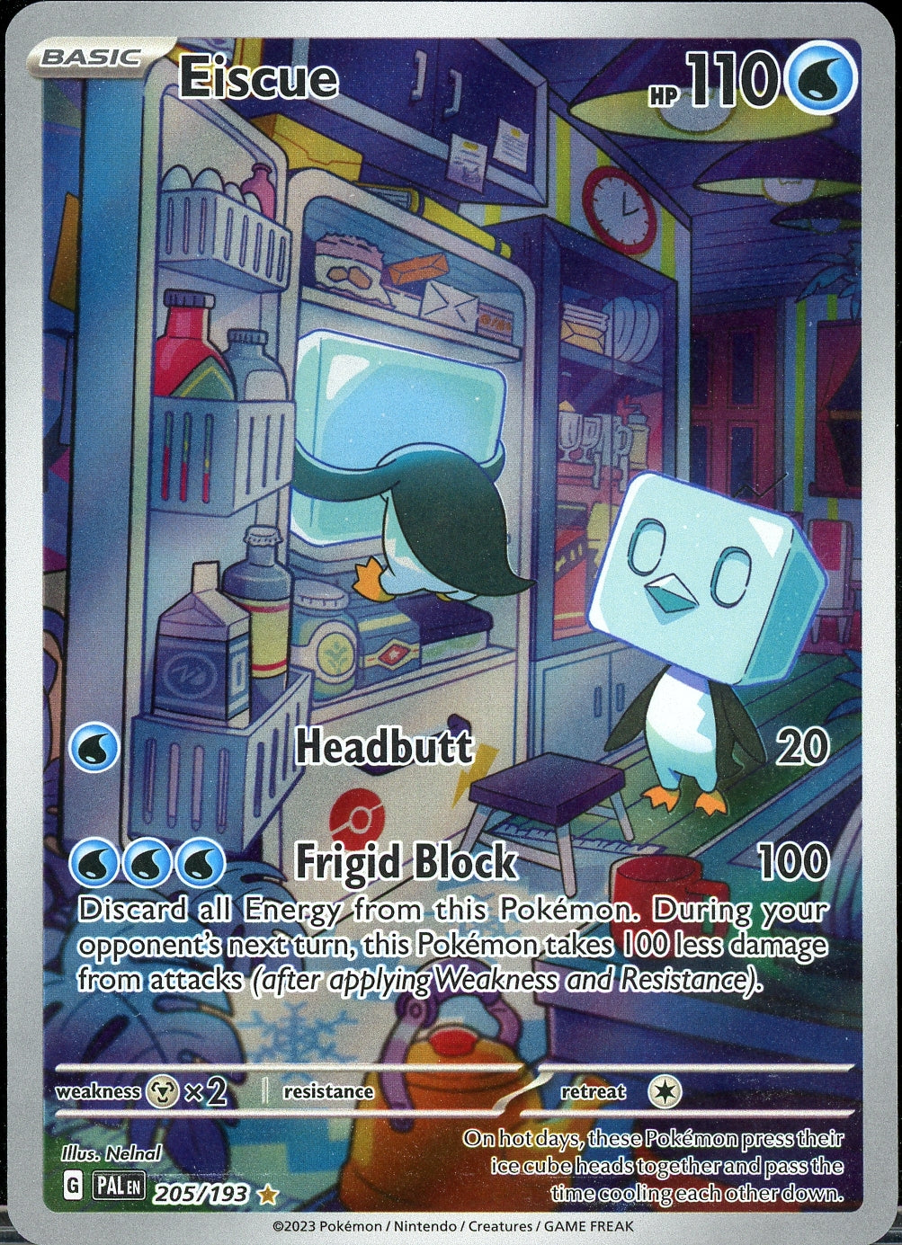 Eiscue - 205/193 - Paldea Evolved - NM