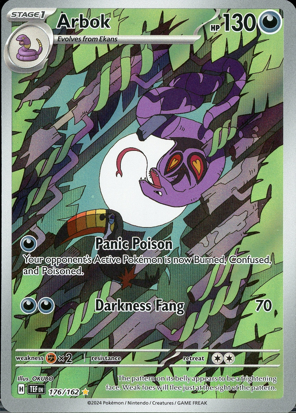 Arbok - 176/162 - Temporal Forces - NM