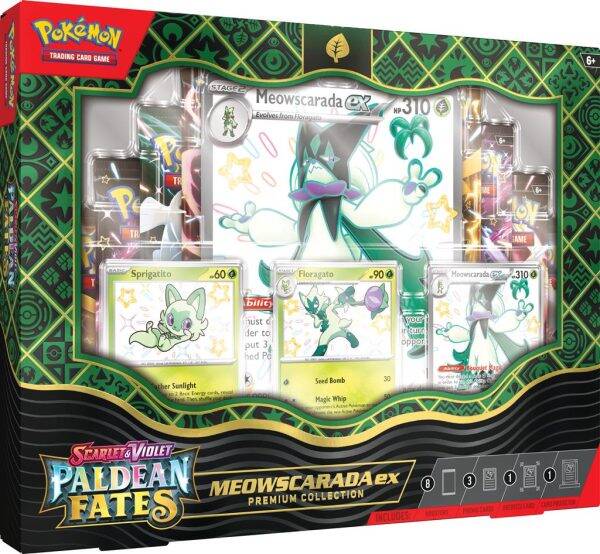 Pokémon Scarlet & Violet Paldean Fates Premium Collection Meowscarada EX - Mijn winkel
