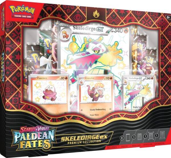 Pokémon Scarlet & Violet Paldean Fates Premium Collection Skeledirge EX - Mijn winkel