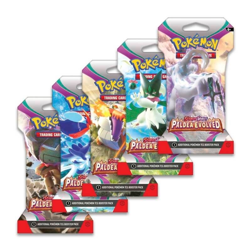 Pokemon Paldea Evolved Sleeved Booster Pack (1pc) - Mijn winkel