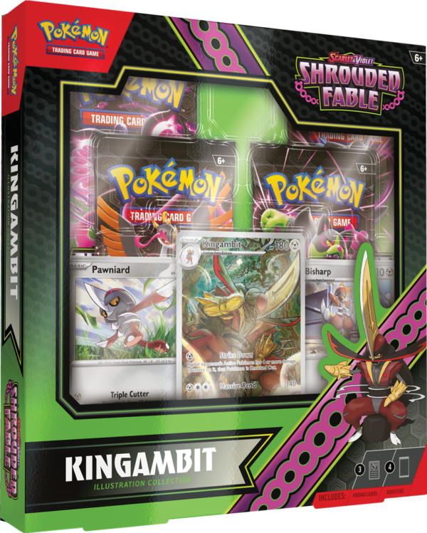 Pokémon Scarlet & Violet Shrouded Fable Illustration Rare Collection Kingambit - Mijn winkel
