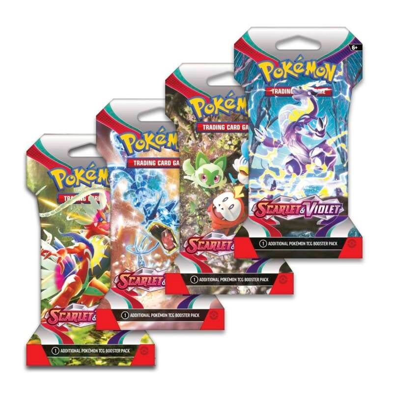 Pokemon Scarlet Violet Sleeved Booster Pack (1pc) - Mijn winkel