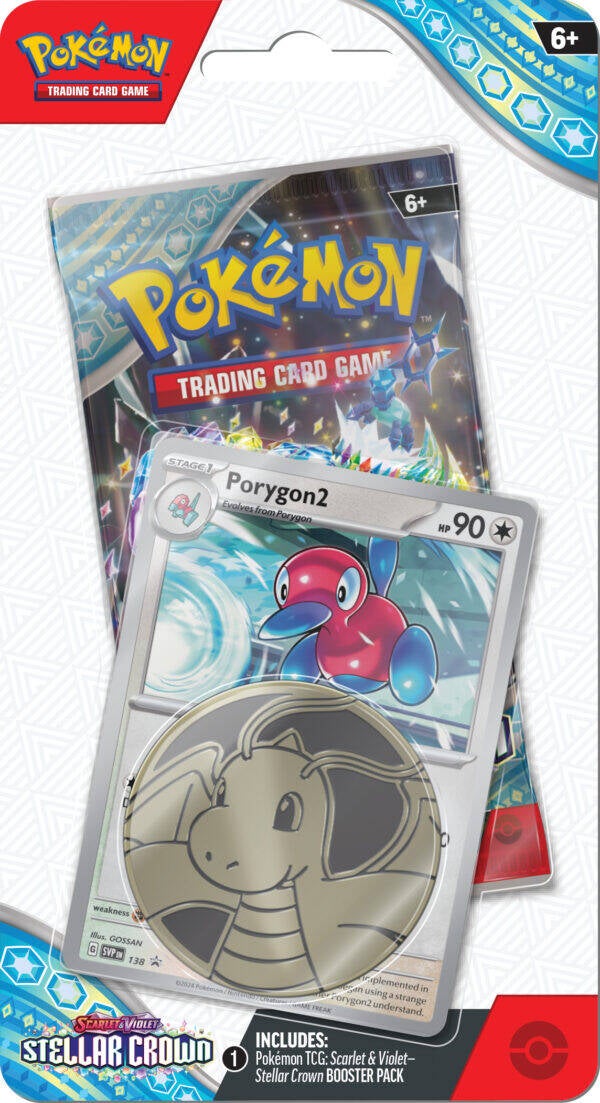 Pokémon Scarlet & Violet Stellar Crown Checklane Blister Porygon2 - Mijn winkel