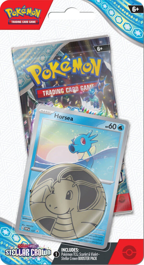 Pokémon Scarlet & Violet Stellar Crown Checklane Blister Horsea - Mijn winkel