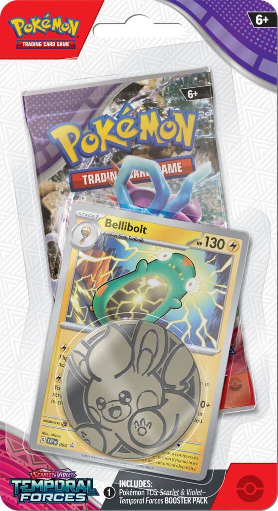 Pokémon Scarlet & Violet Temporal Forces Checklane Blister Bellibolt - Mijn winkel