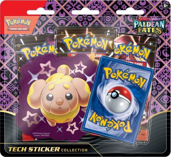 Pokémon Scarlet & Violet Paldean Fates Tech Sticker Collection Fidough - Mijn winkel