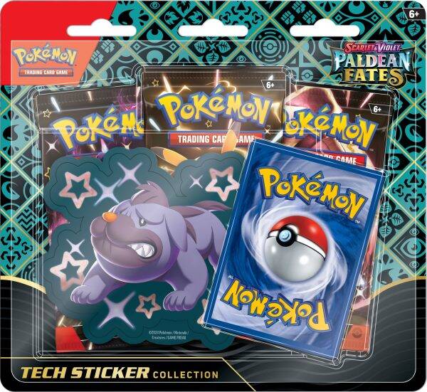 Pokémon Scarlet & Violet Paldean Fates Tech Sticker Collection Maschiff - Mijn winkel