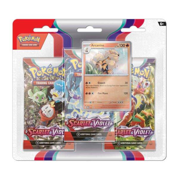 Pokémon Scarlet & Violet 3 Booster Blister Arcanine - Mijn winkel