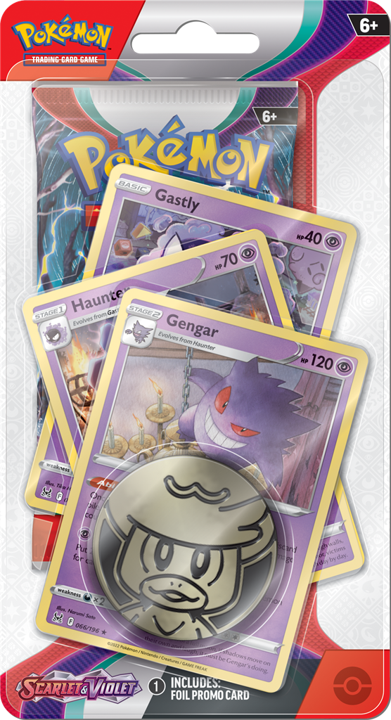 Pokémon Scarlet & Violet Premium Checklane Blister Gastly - Mijn winkel