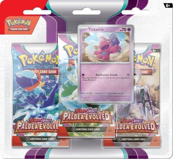 Pokémon Scarlet & Violet Paldea Evolved 3 Booster Blister Tinkatink - Mijn winkel