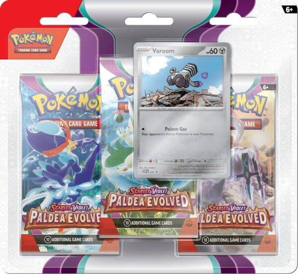 Pokémon Scarlet & Violet Paldea Evolved 3 Booster Blister Varoom - Mijn winkel