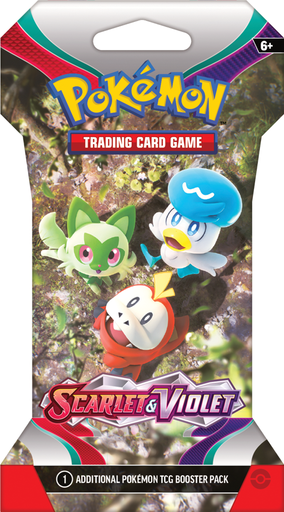 Pokémon Scarlet & Violet Sleeved Booster (1 Piece) - Mijn winkel