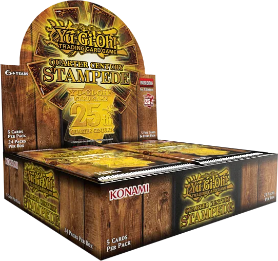 Yu-Gi-Oh! – Quarter Century Stampede Booster Display (24 Packs) 1st edition - Mijn winkel