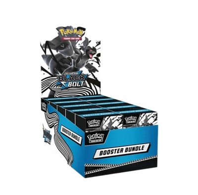 Black Bolt Booster Bundle Display + White Flare Booster Bundle Display (SEALED) + Acrylic