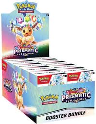 Prismatic Evolutions Booster Bundle Display (sealed) + Acrylic