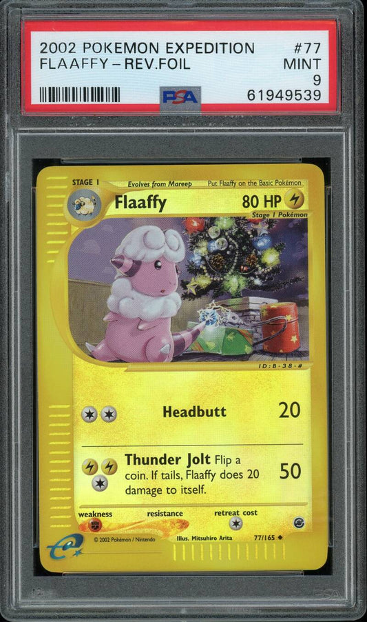PSA 9 English - Flaaffy [Reverse Holo] #77 — Op voorraad / Engels / PSA - Mijn winkel