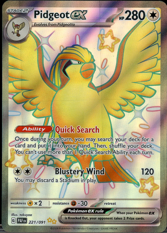 Pidgeot ex PAF 221/091 - Mijn winkel