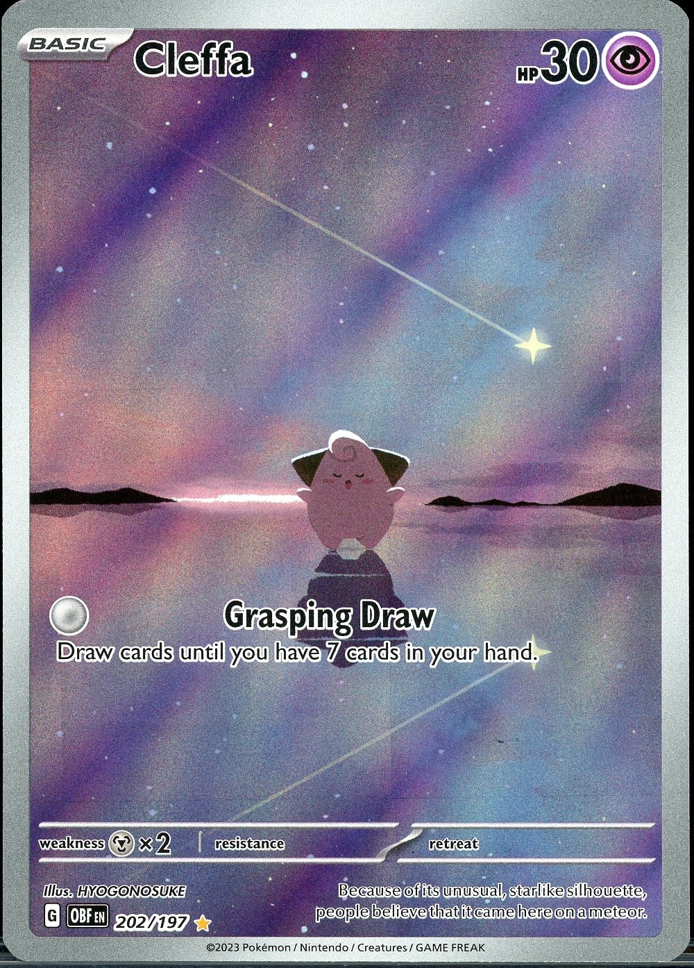 Cleffa #202 Pokemon Obsidian Flames