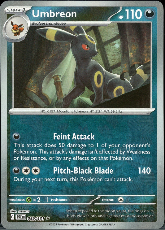 Umbreon [Master Ball] #59 Pokemon Prismatic Evolutions