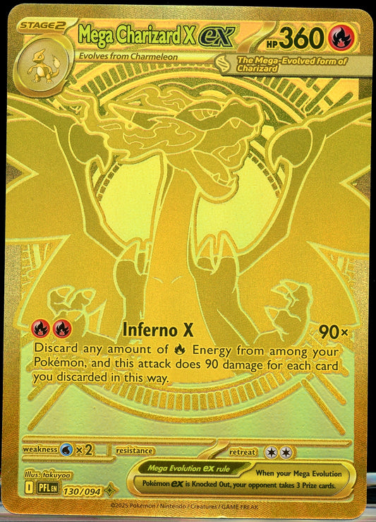 Mega Charizard X ex PFL 130/094 /NIET PERFECT