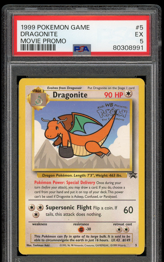 Dragonite #5 Pokemon Promo STAMPED