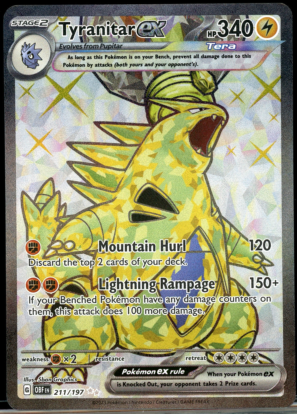 Tyranitar ex OBF 211