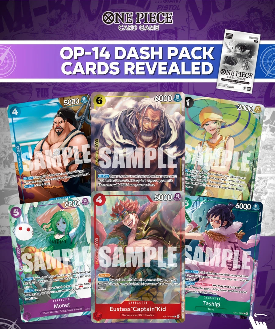 One Piece TCG - The Azure Sea's Seven (OP-14) Boosterbox + Promo! - Mijn winkel