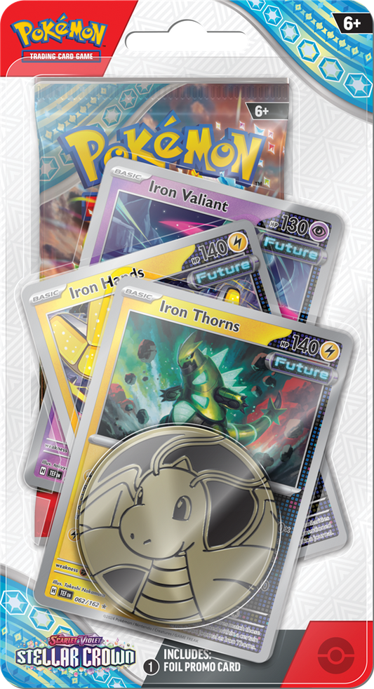 Pokémon Scarlet & Violet Stellar Crown Premium Checklane Blister Iron Valiant - Mijn winkel